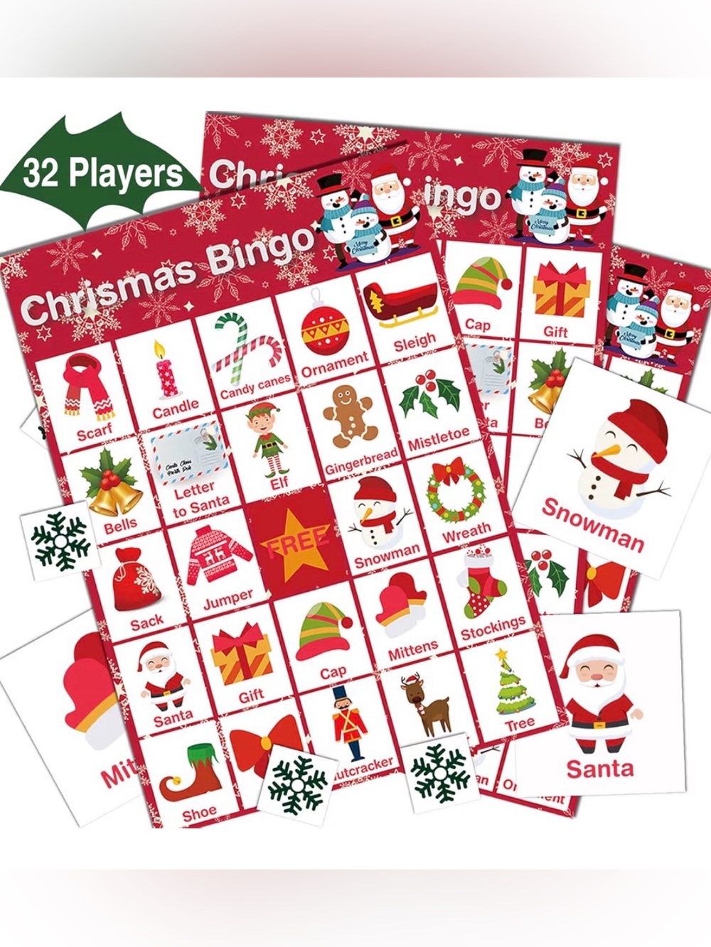 Christmas Bingo Game Set